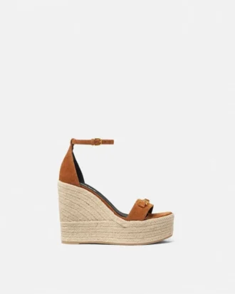 Medusa 95 Suede Wedge Sandals 120 mm