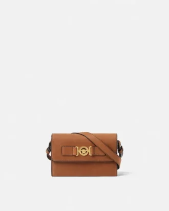 Medusa Biggie Nabuck Messenger Bag