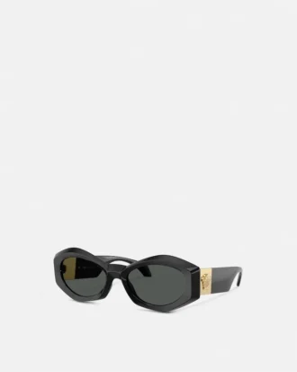 Medusa Plaque Geometric Sunglasses Medusa Plaque Geometric Sunglasses