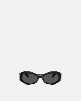 Medusa Plaque Geometric Sunglasses Medusa Plaque Geometric Sunglasses