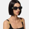 Medusa Plaque Geometric Sunglasses Medusa Plaque Geometric Sunglasses