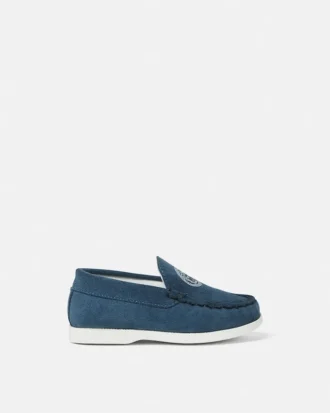 Medusa Suede Kids Loafers