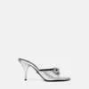 Opera Bow Metallic Mules 85 mm Opera Bow Metallic Mules 85 mm