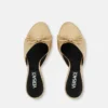 Opera Bow Metallic Mules 85 mm Opera Bow Metallic Mules 85 mm