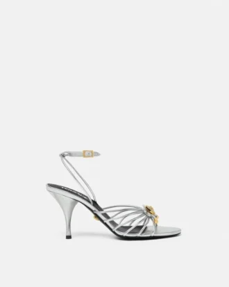 Opera Bow Metallic Sandals 85 mm Opera Bow Metallic Sandals 85 mm