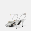 Opera Bow Metallic Sandals 85 mm Opera Bow Metallic Sandals 85 mm