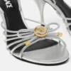 Opera Bow Metallic Sandals 85 mm Opera Bow Metallic Sandals 85 mm