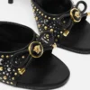 Opera Bow Mules med nitar 85 mm Opera Bow Mules med nitar 85 mm