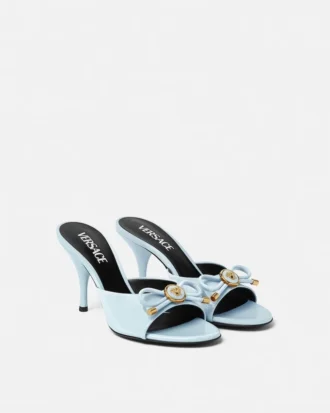 Opera Bow Patent Mules 85 mm