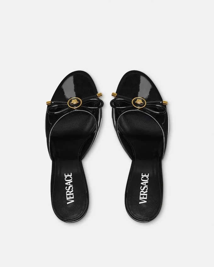 Opera Bow Patent Mules 85 mm Opera Bow Patent Mules 85 mm