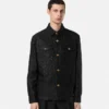 Overskjorta i leopardmönstrad jacquard