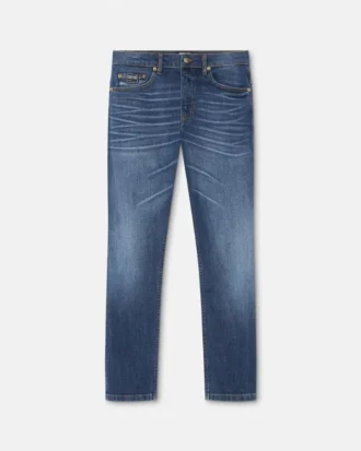 Piece Number Slim-Fit Jeans