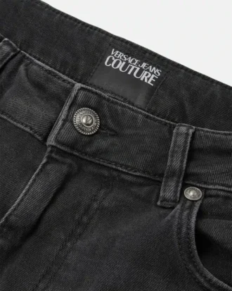 Piece Number Slim-Fit Jeans