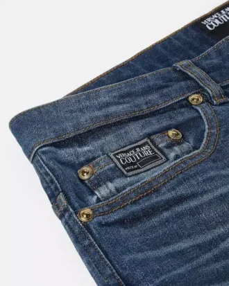Piece Number Slim-Fit Jeans