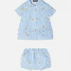 Pinstripe Pin Baby Dress Set Pinstripe Pin Baby Dress Set