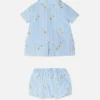 Pinstripe Pin Baby Dress Set Pinstripe Pin Baby Dress Set