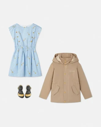 Pinstripe Pin Kids Dress