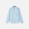 Pinstripe Pin Kids-skjorta