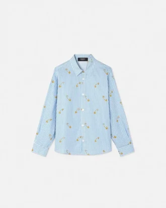 Pinstripe Pin Kids-skjorta