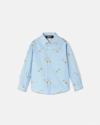 Pinstripe Pin Kids-skjorta