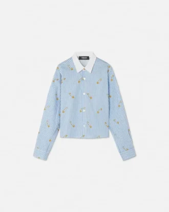 Pinstripe Pin Kids-skjorta