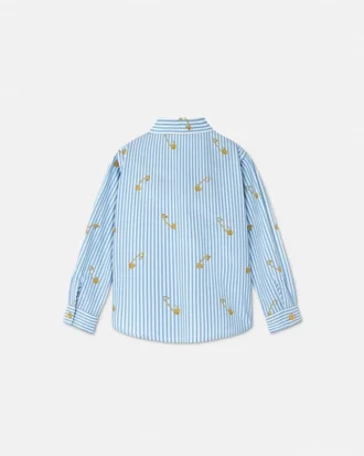 Pinstripe Pin Kids-skjorta