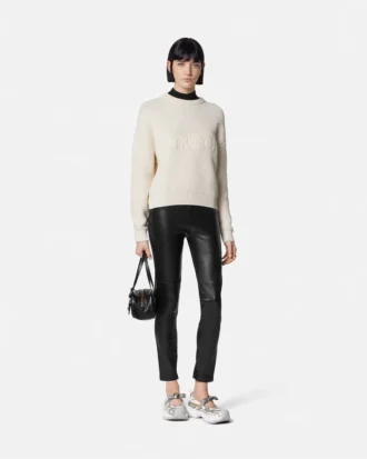 Plongé läderleggings