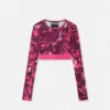 Porcelain Barocco Crop Top Porcelain Barocco Crop Top