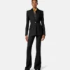 Python-jacquardblazer i ullblandning Python-jacquardblazer i ullblandning
