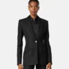 Python-jacquardblazer i ullblandning Python-jacquardblazer i ullblandning