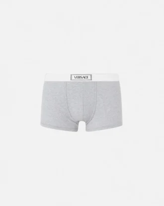 Ribbade boxershorts i bomull