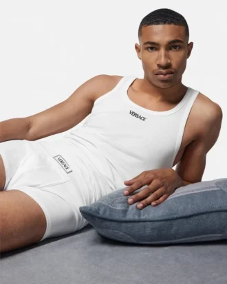 Ribbade boxershorts i bomull
