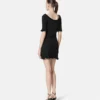 Safety Pin Knit Flared Mini Dress Safety Pin Knit Flared Mini Dress