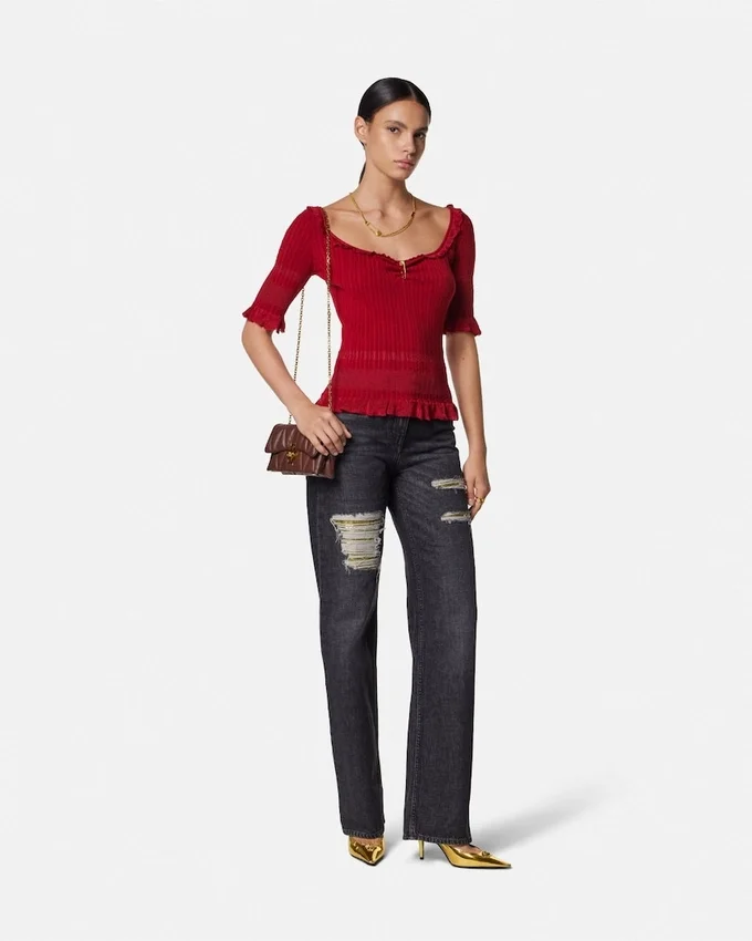 Safety Pin Knit Top Safety Pin Knit Top