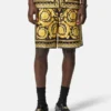 Shorts i tryckt silkes-twill Shorts i tryckt silkes-twill