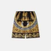 Silkeshorts med Wild Cats-tryck Silkeshorts med Wild Cats-tryck