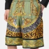 Silkeshorts med Wild Cats-tryck Silkeshorts med Wild Cats-tryck