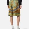 Silkeshorts med Wild Cats-tryck Silkeshorts med Wild Cats-tryck