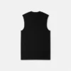 Slim fit-linne med ribbad kant och logotyp Slim fit-linne med ribbad kant och logotyp