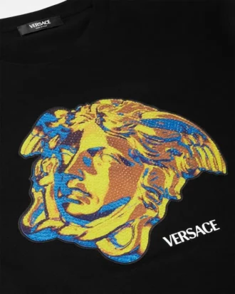 T-shirt i bomullsjersey med dekor