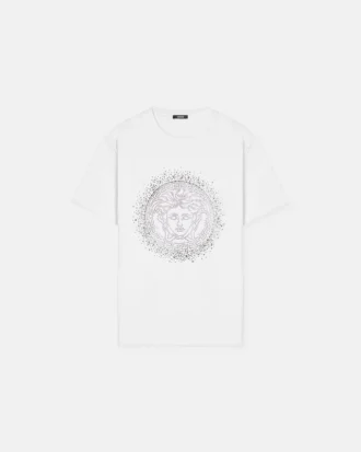 T-shirt i bomullsjersey med dekorationer