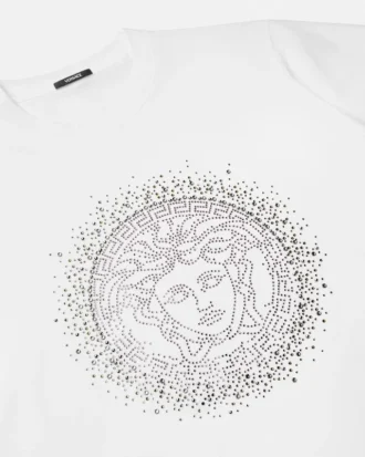 T-shirt i bomullsjersey med dekorationer