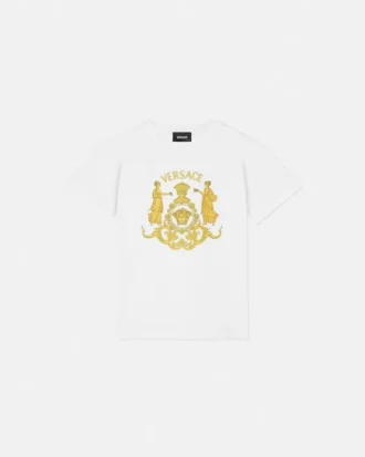 T-shirt i bomullsjersey med tryck för barn