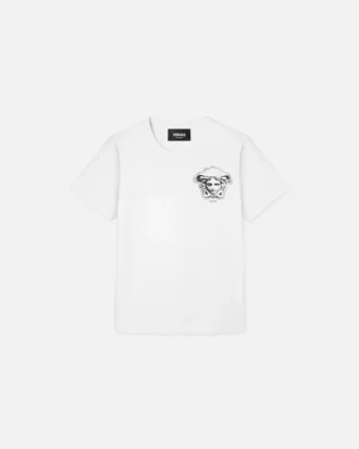 T-shirt i bomullsjersey med tryck för barn