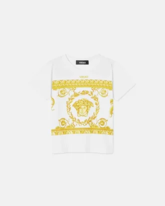 T-shirt i bomullsjersey med tryck för barn