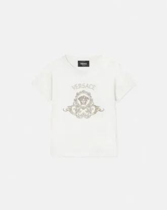 T-shirt i bomullsjersey med tryck för barn