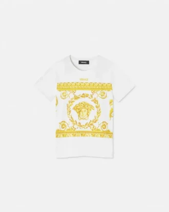 T-shirt i bomullsjersey med tryck för barn