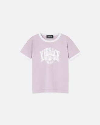T-shirt i bomullsjersey med tryck för barn