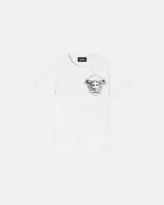 T-shirt i bomullsjersey med tryck för barn