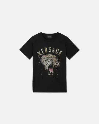 T-shirt i bomullsjersey med tryck för barn